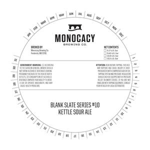 Monocacy Brewing Company Kettle Sour Ale