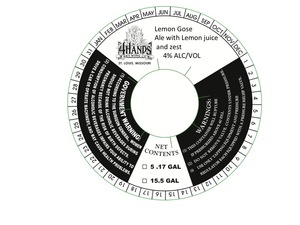 4 Hands Brewing Company Lemon Gose July 2015