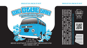 College Street Brewhouse & Pub Big Blue Van July 2015