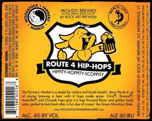 Rock Art Brewery Route 4 Hip Hops August 2015