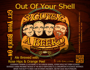 3 Guys & A Beer'd Out Of You Shell Ale August 2015