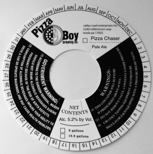 Pizza Boy Brewing Co. Pizza Chaser July 2015