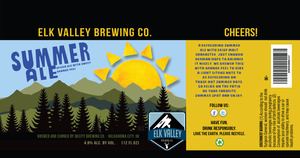 Elk Valley Brewing Co. Summer Ale July 2015