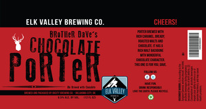 Elk Valley Brewing Co. Brother Dave's Chocolate Porter July 2015