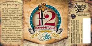 Brewer's Alley 12 Immortals Ale