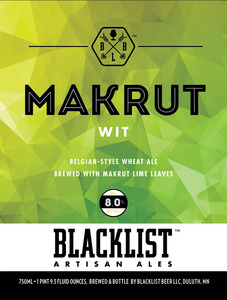 Blacklist Makrut Wit July 2015