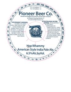 Pioneer Beer Company Hop Whammy July 2015