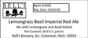 Bell's Lemongrass Basil Imperial Red Ale