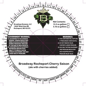 Broadway Brewery Broadway Rocheport Cherry Saison
