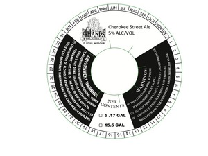 4 Hands Brewing Company Cherokee Street Ale July 2015