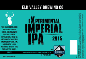 Elk Valley Brewing Co. Experimental Imperial IPA July 2015