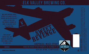 Elk Valley Brewing Co. Sweet Revenge Imperial Milk Stout July 2015