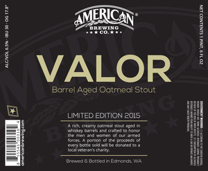 American Brewing Co., Inc. Valor August 2015