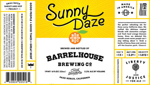 Barrelhouse Brewing Co. Sunny Daze July 2015