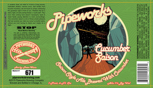 Pipeworks Brewing Company Cucumber Saison