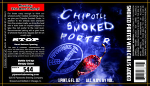 Pipeworks Brewing Company Chipotle Smoked Porter July 2015