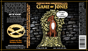 Pipeworks Brewing Company Game Of Jones
