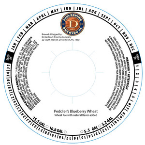 Doylestown Peddler's Blueberry Wheat July 2015