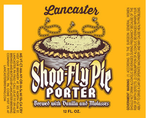 Shoo-fly Pie Porter July 2015