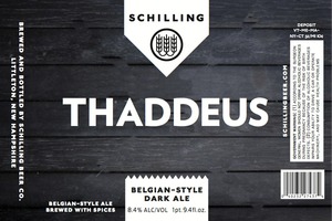 Schilling Beer Co. Thaddeus