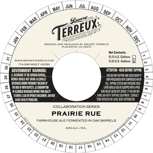 Bruery Terreux Prairie Rue July 2015