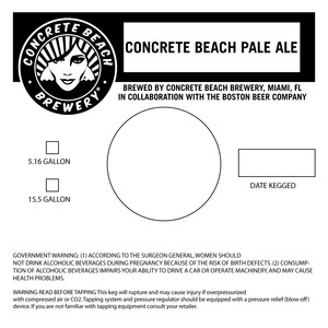Concrete Beach Pale Ale August 2015