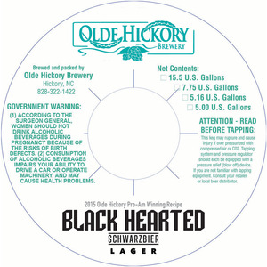 Olde Hickory Brewery Blackhearted