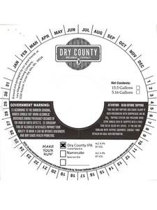 Dry County Brewing Company Dry County IPA