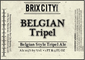 Belgian Tripel August 2015