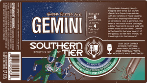 Southern Tier Brewing Company Gemini August 2015