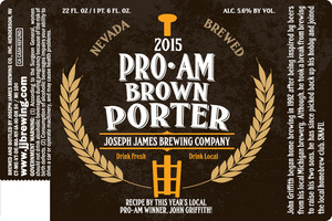 Joseph James Brewing Co., Inc. 2015 Pro Am August 2015