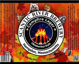 Scantic River Brewery,llc Campfire Lager August 2015