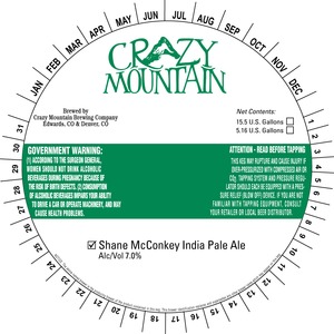 Crazy Mountain Brewing Company Shane Mcconkey