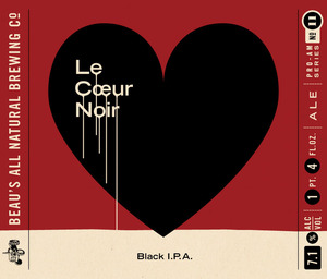Beau's All Natural Brewing Company Le Coeur Noir September 2015