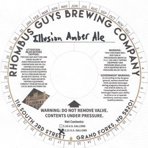 Illusion Amber Ale August 2015