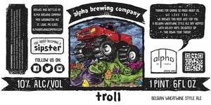 Alpha Brewing Company Troll August 2015