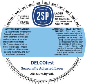 2sp Brewing Company Delcofest September 2015