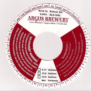 Argus Brewery Bock To School