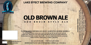 Lake Effect Brewing Company Old Brown Ale