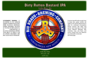 Dirty Rotten Bastard Ipa September 2015