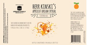 Urban Family Brewing Company Herr Kinski's Apricot Dream Spiral
