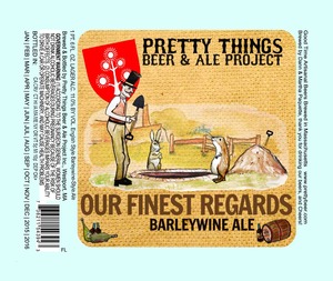 Pretty Things Beer And Ale Project Our Finest Regards September 2015