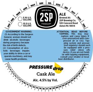 2sp Brewing Pressure Drop September 2015