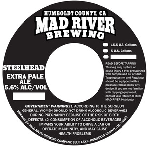 Mad River Brewing Company Steelhead Extra Pale September 2015
