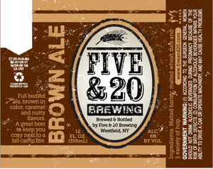 Five & 20 Brewing September 2015