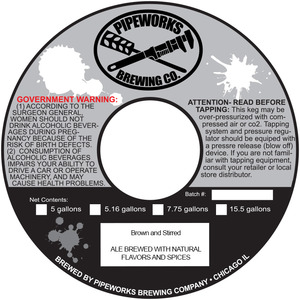 Pipeworks Brewing Company Brown And Stirred September 2015