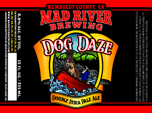 Mad River Brewing Company Dog Daze September 2015