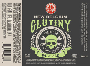 New Belgium Brewing Glutiny Pale Ale September 2015