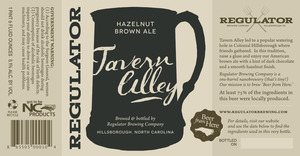 Regulator Brewing Company Tavern Alley Hazelnut Brown Ale