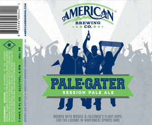 American Brewing Company, Inc. Pale-gater September 2015